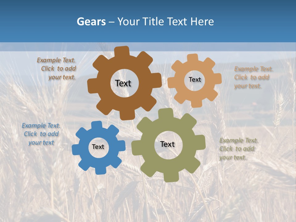 Hill Harvest Grass PowerPoint Template