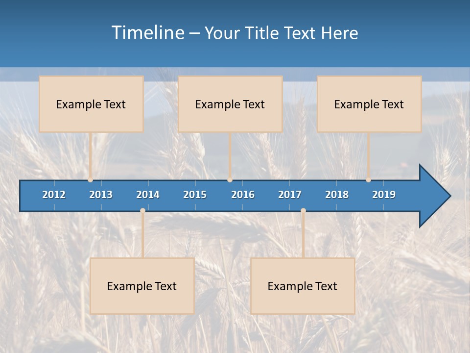 Hill Harvest Grass PowerPoint Template