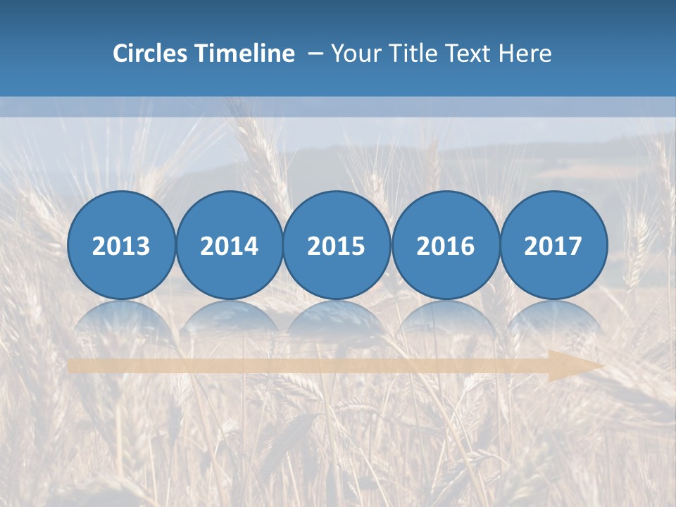 Hill Harvest Grass PowerPoint Template