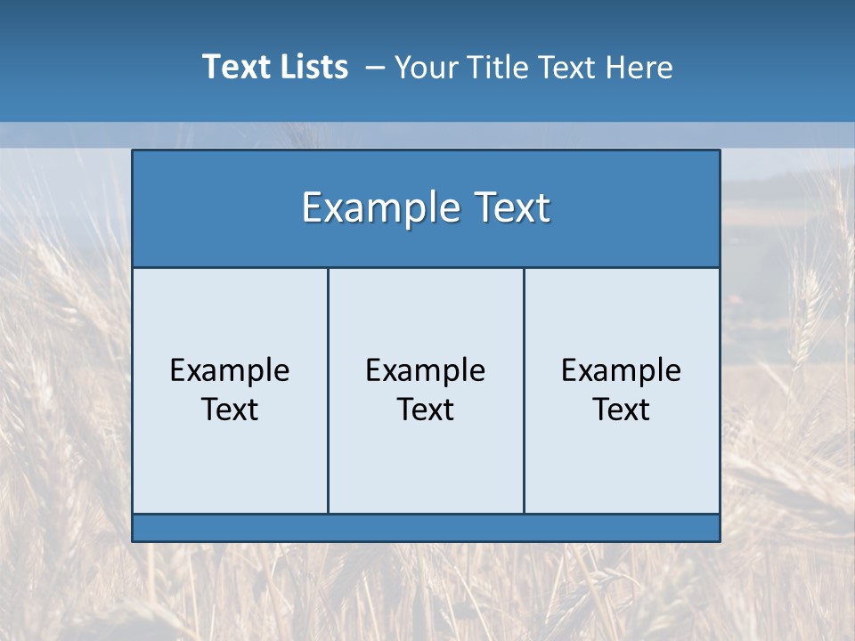 Hill Harvest Grass PowerPoint Template