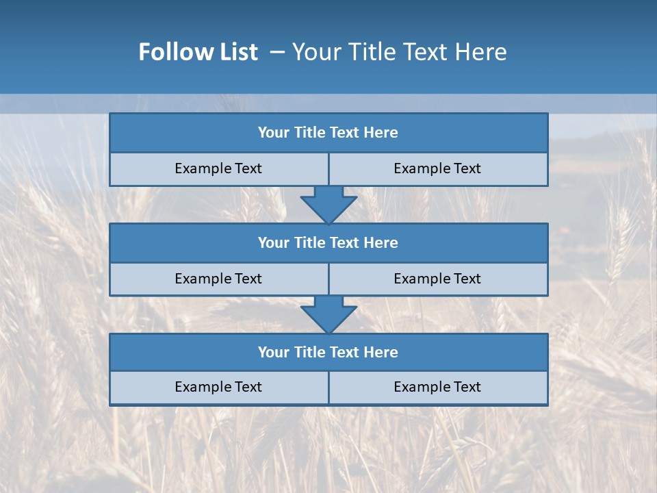 Hill Harvest Grass PowerPoint Template