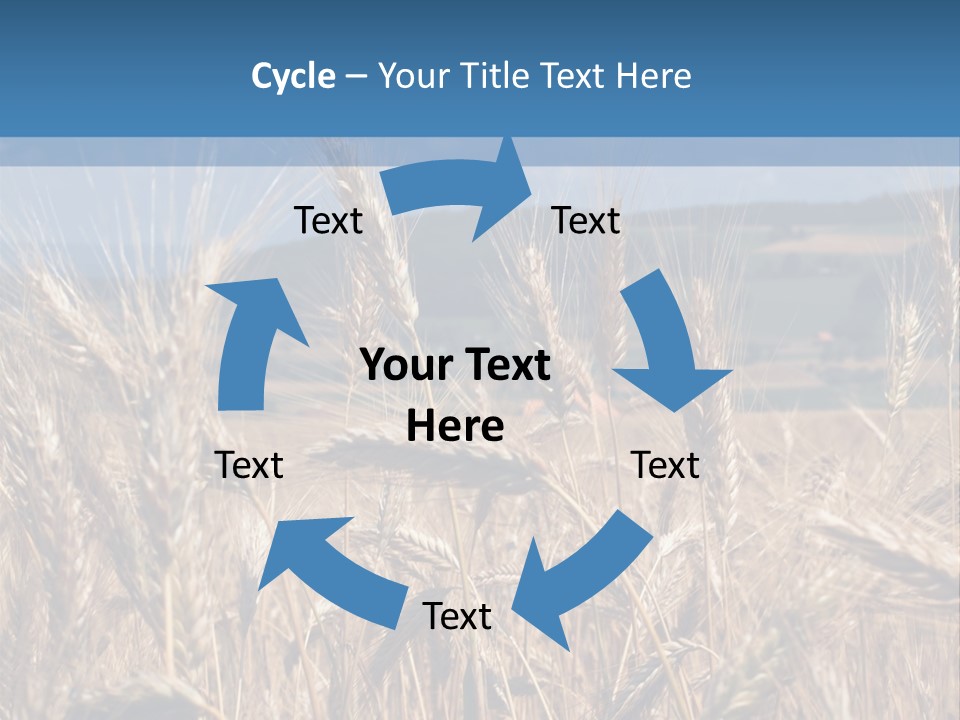 Hill Harvest Grass PowerPoint Template