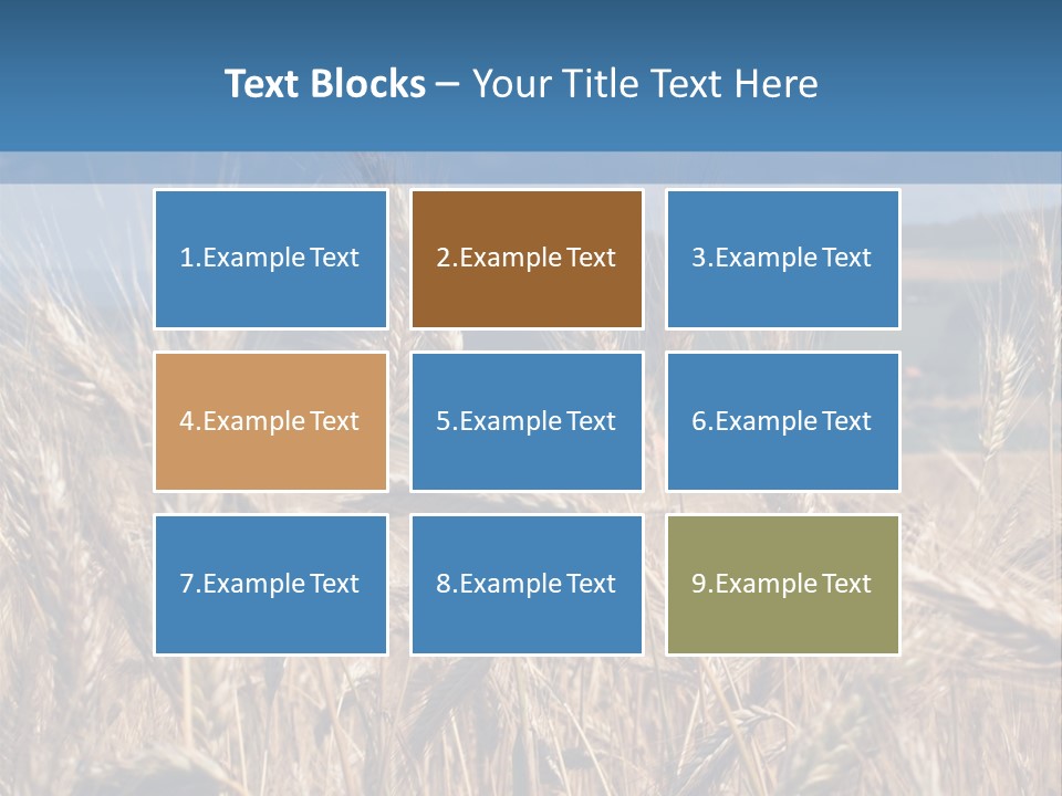Hill Harvest Grass PowerPoint Template