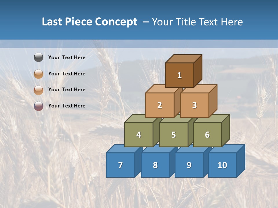 Hill Harvest Grass PowerPoint Template