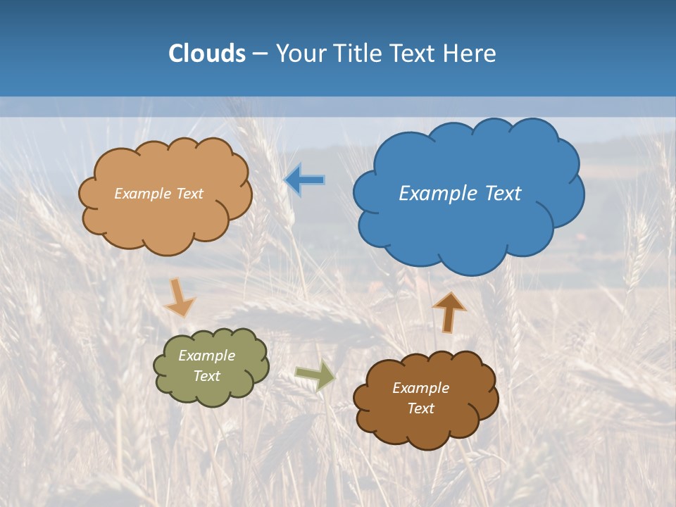 Hill Harvest Grass PowerPoint Template