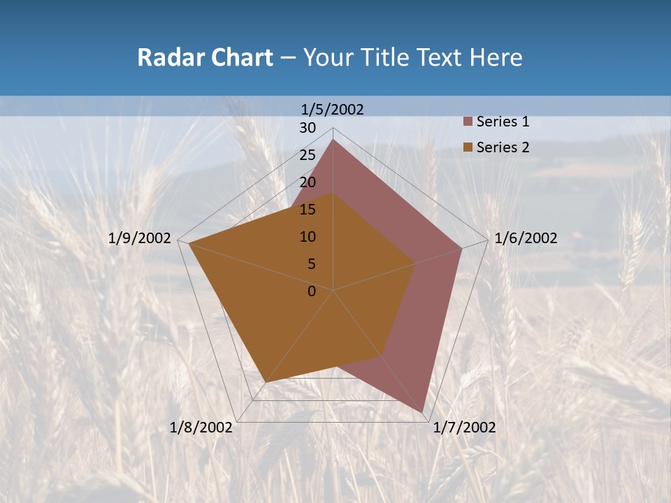 Hill Harvest Grass PowerPoint Template