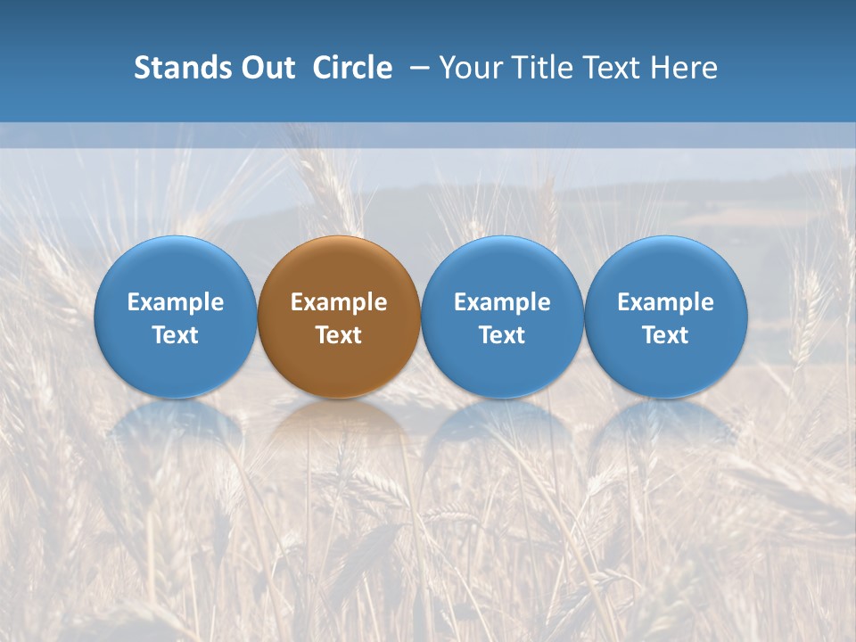 Hill Harvest Grass PowerPoint Template