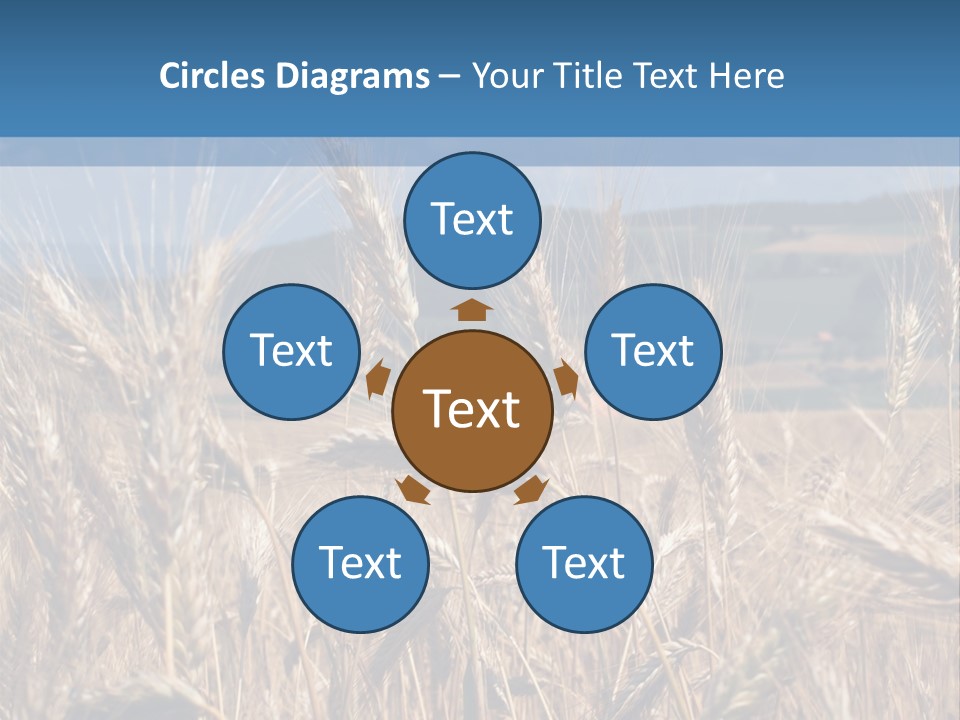 Hill Harvest Grass PowerPoint Template