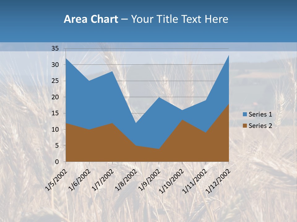 Hill Harvest Grass PowerPoint Template