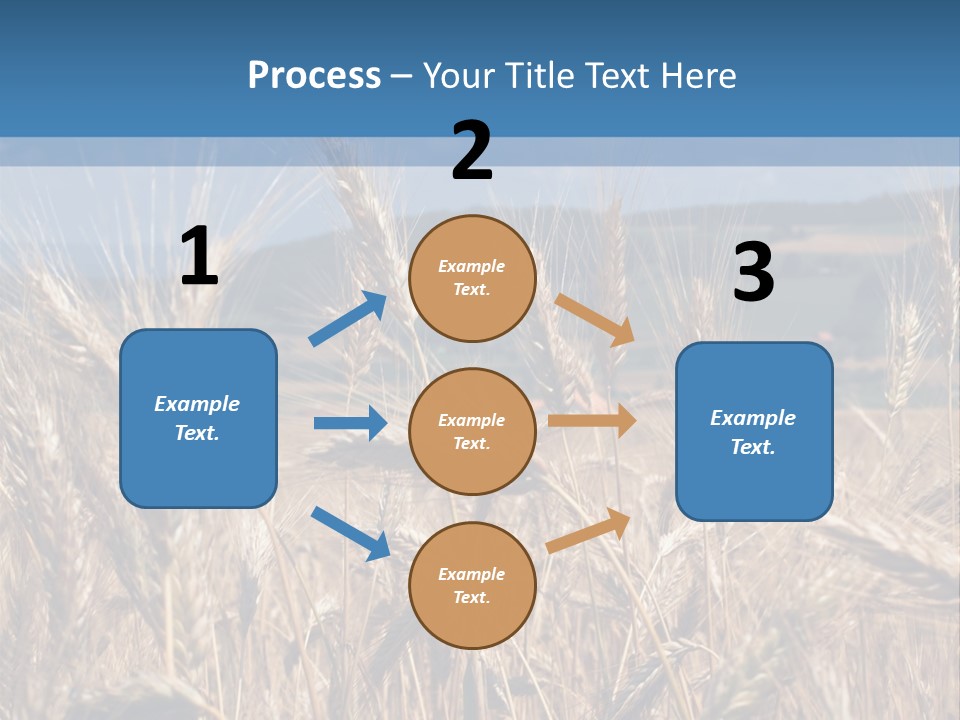 Hill Harvest Grass PowerPoint Template