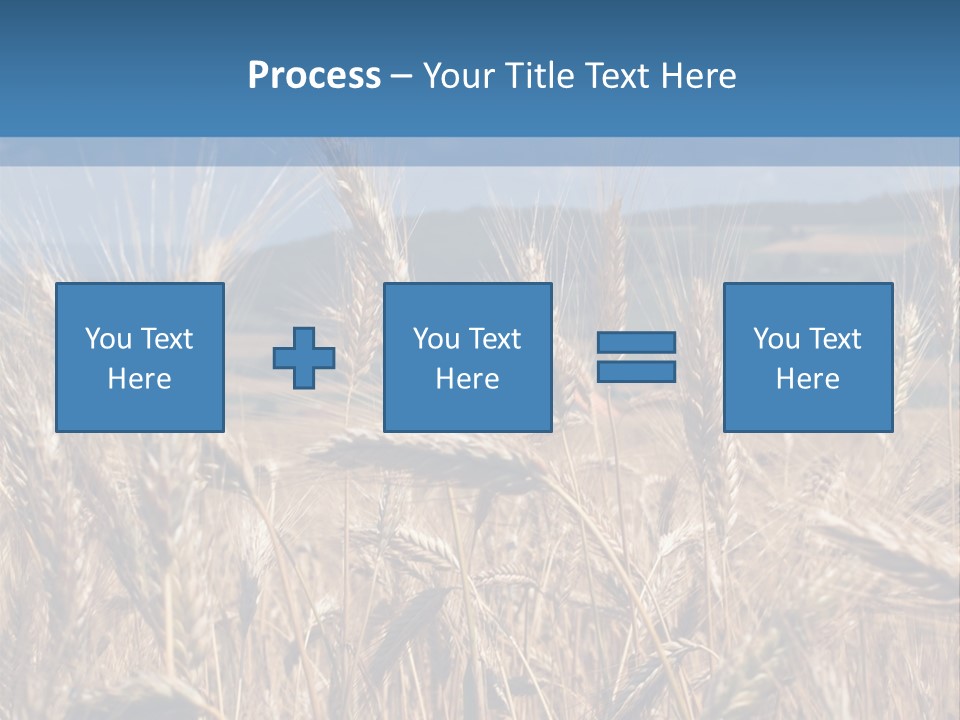 Hill Harvest Grass PowerPoint Template