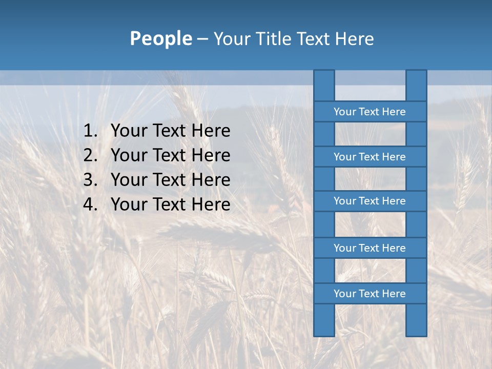Hill Harvest Grass PowerPoint Template