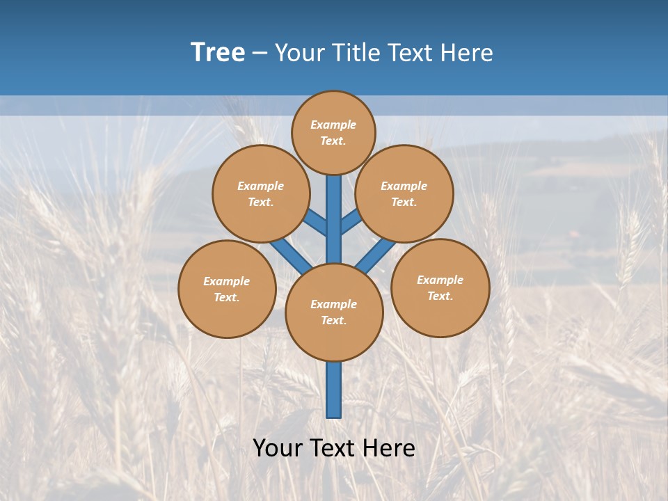 Hill Harvest Grass PowerPoint Template