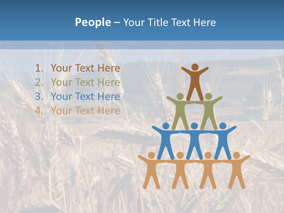 Hill Harvest Grass PowerPoint Template