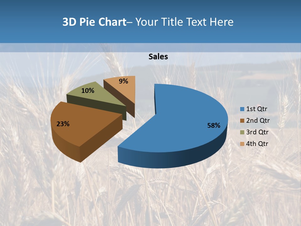 Hill Harvest Grass PowerPoint Template