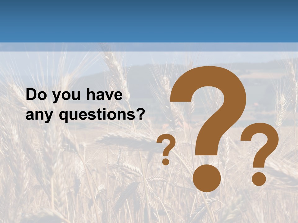 Hill Harvest Grass PowerPoint Template