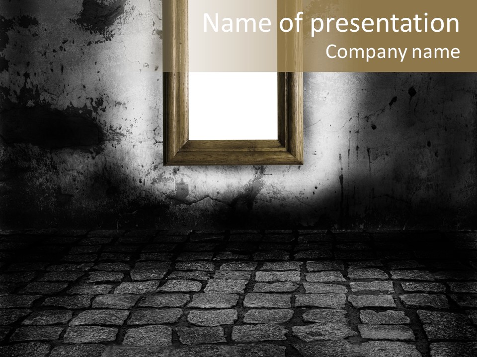 Concept Golden Nobody PowerPoint Template