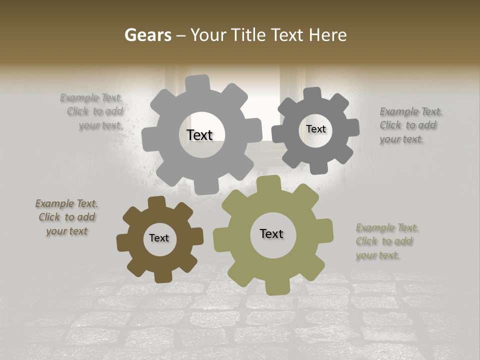 Concept Golden Nobody PowerPoint Template