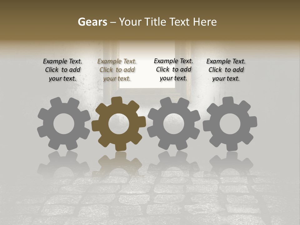 Concept Golden Nobody PowerPoint Template