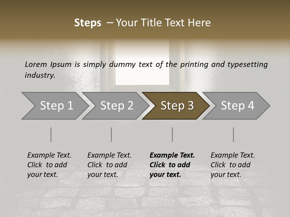 Concept Golden Nobody PowerPoint Template