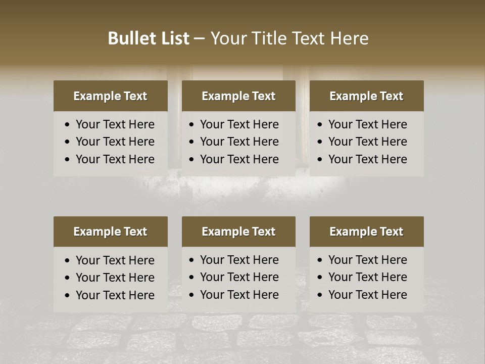 Concept Golden Nobody PowerPoint Template