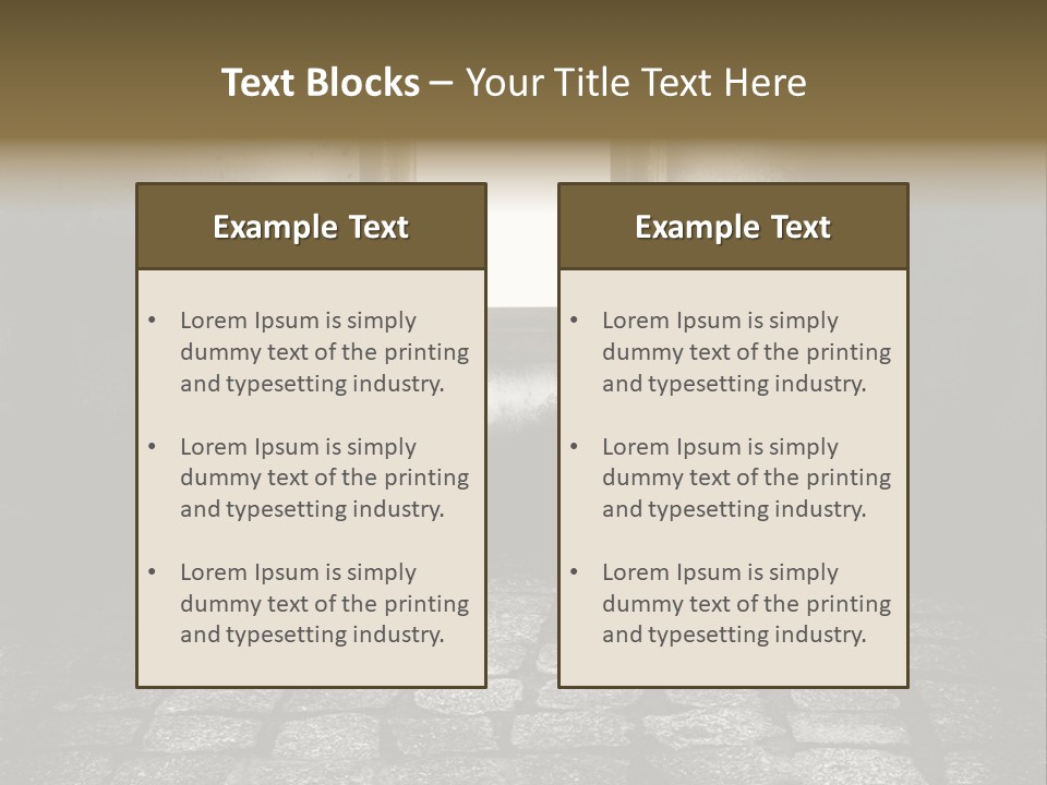 Concept Golden Nobody PowerPoint Template