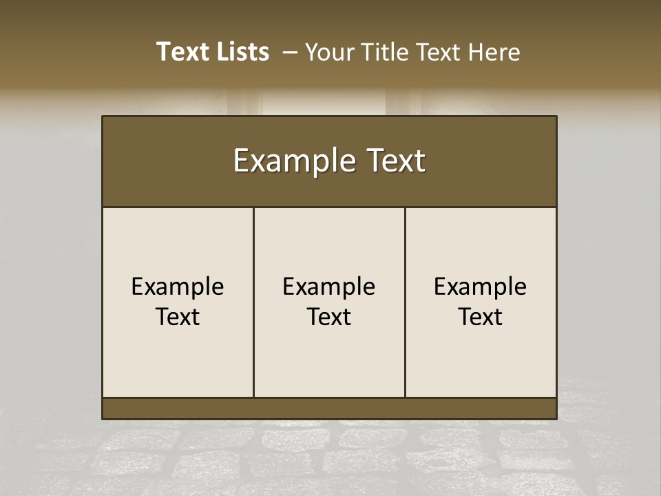 Concept Golden Nobody PowerPoint Template