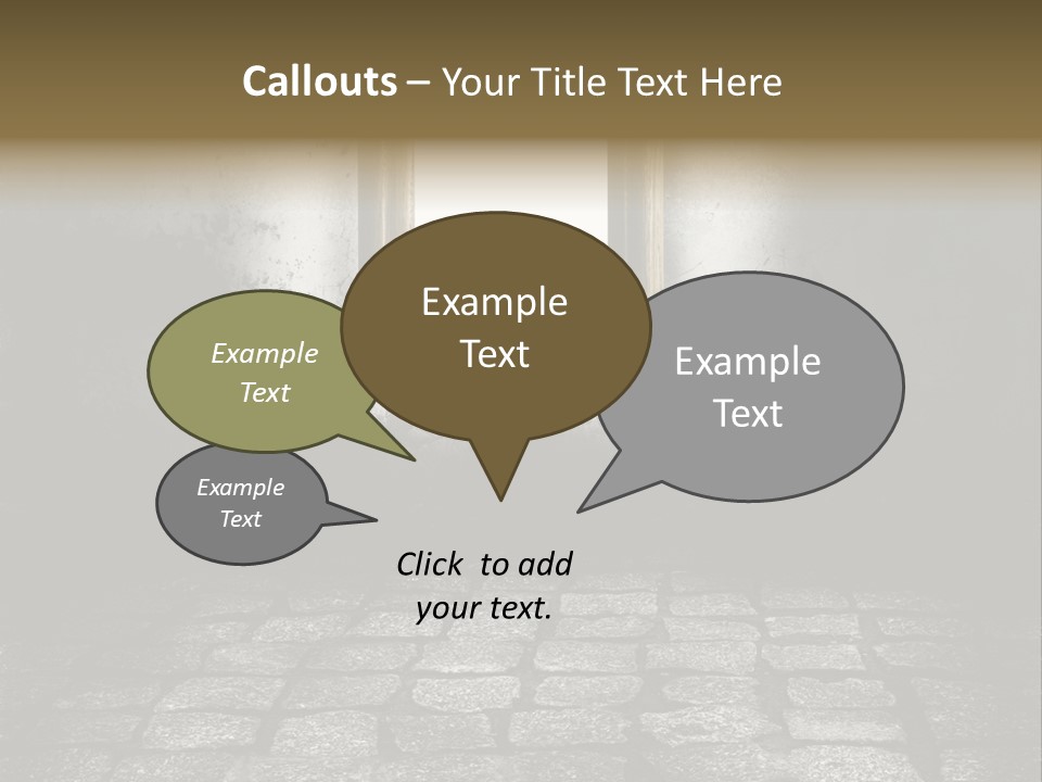 Concept Golden Nobody PowerPoint Template