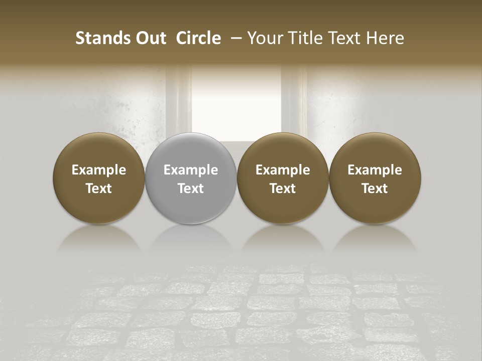 Concept Golden Nobody PowerPoint Template