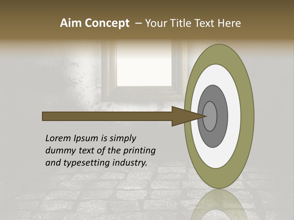 Concept Golden Nobody PowerPoint Template