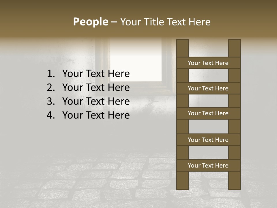 Concept Golden Nobody PowerPoint Template