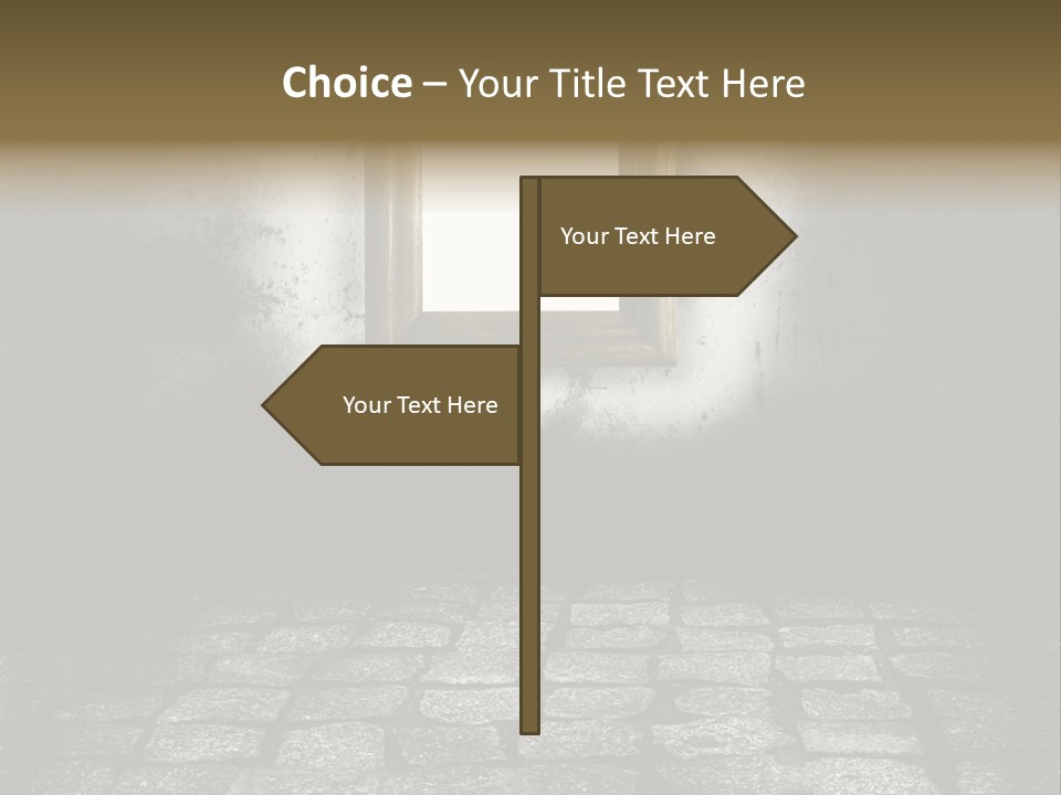 Concept Golden Nobody PowerPoint Template