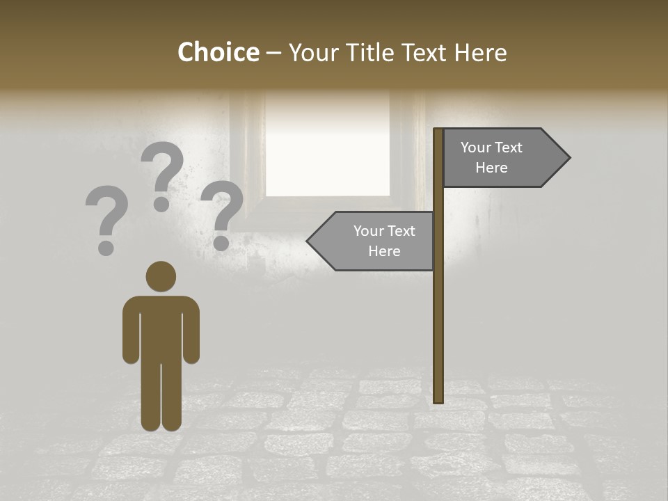 Concept Golden Nobody PowerPoint Template