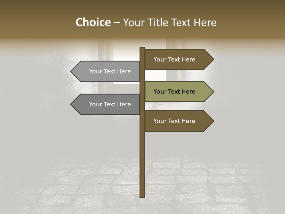 Concept Golden Nobody PowerPoint Template