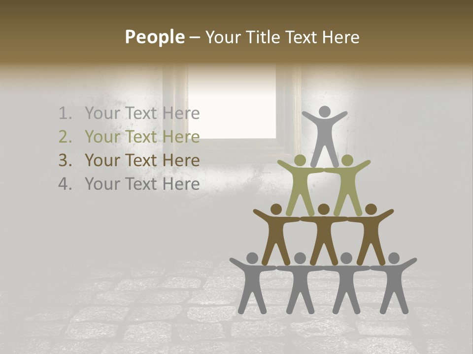 Concept Golden Nobody PowerPoint Template