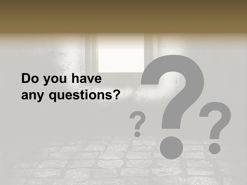 Concept Golden Nobody PowerPoint Template