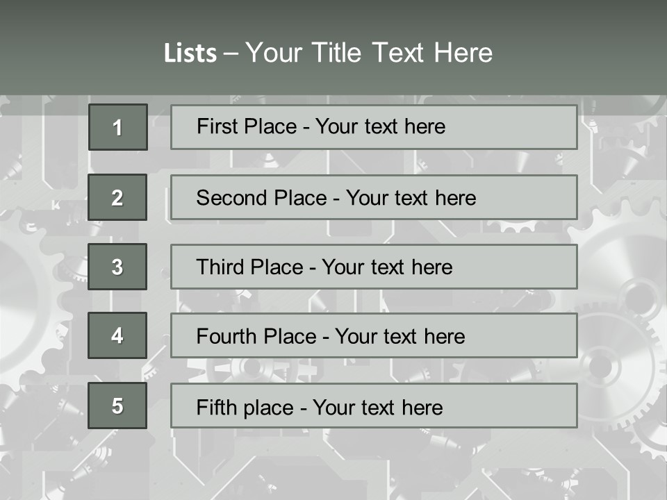 Clock Wheel Machine PowerPoint Template