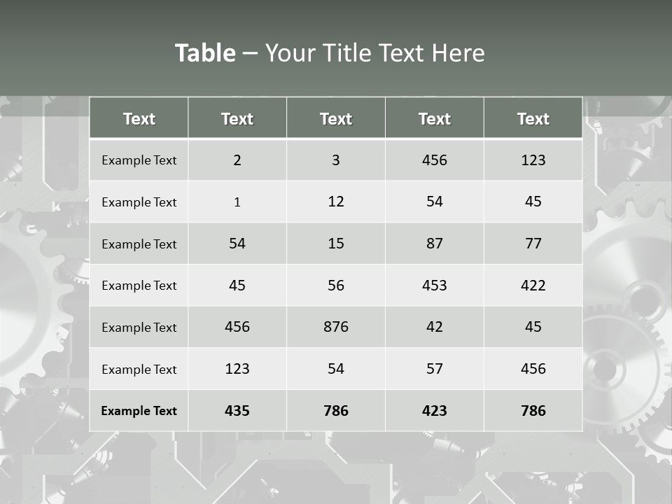 Clock Wheel Machine PowerPoint Template