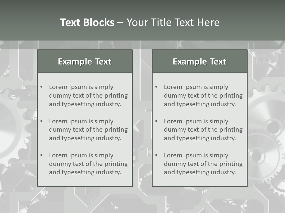 Clock Wheel Machine PowerPoint Template