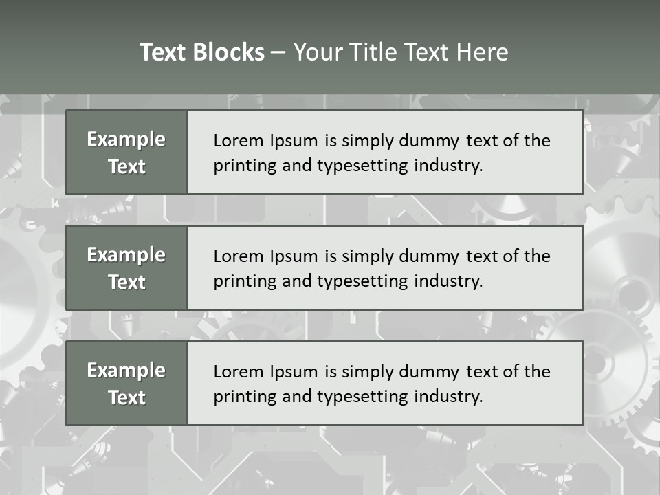 Clock Wheel Machine PowerPoint Template