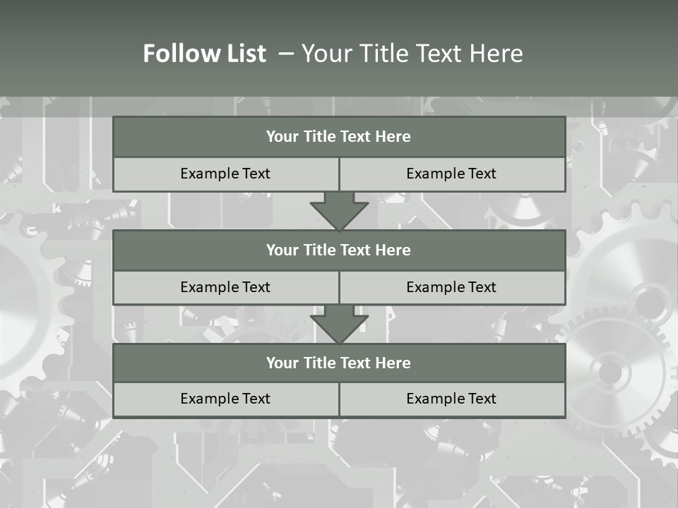 Clock Wheel Machine PowerPoint Template
