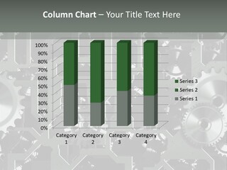 Clock Wheel Machine PowerPoint Template