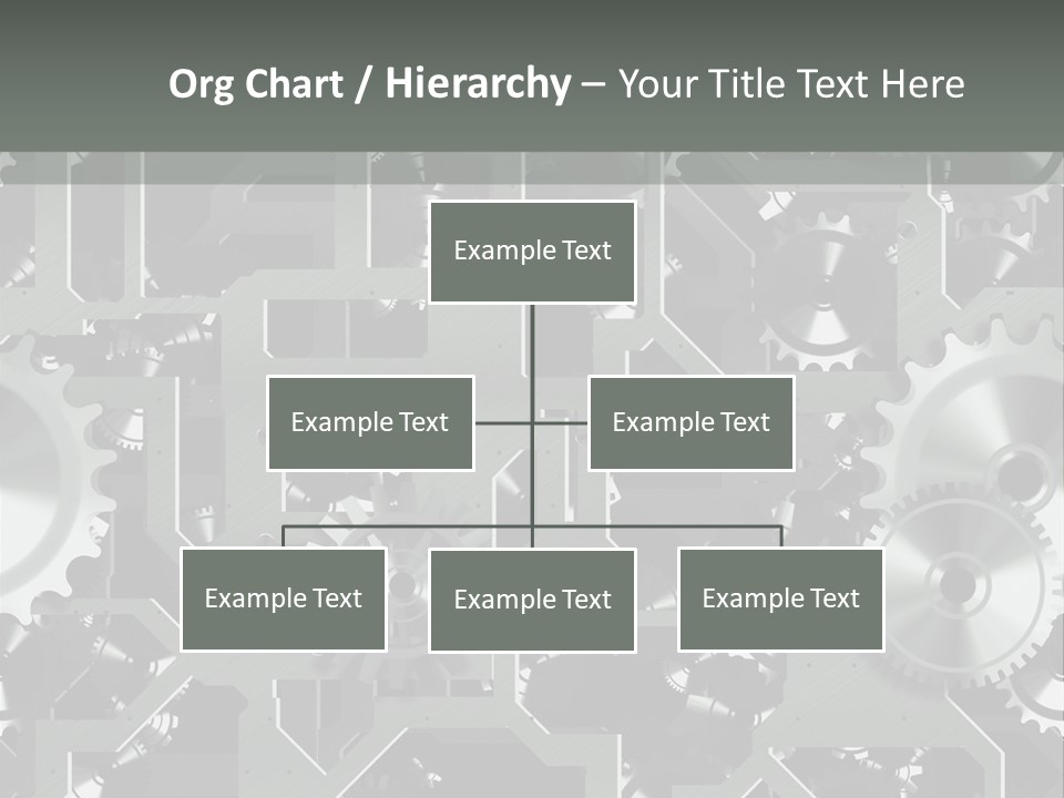 Clock Wheel Machine PowerPoint Template