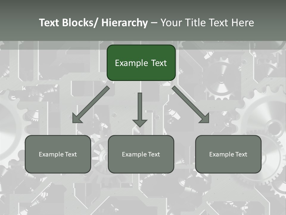 Clock Wheel Machine PowerPoint Template