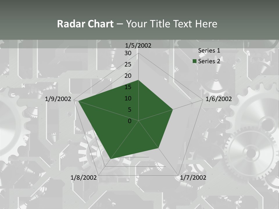 Clock Wheel Machine PowerPoint Template