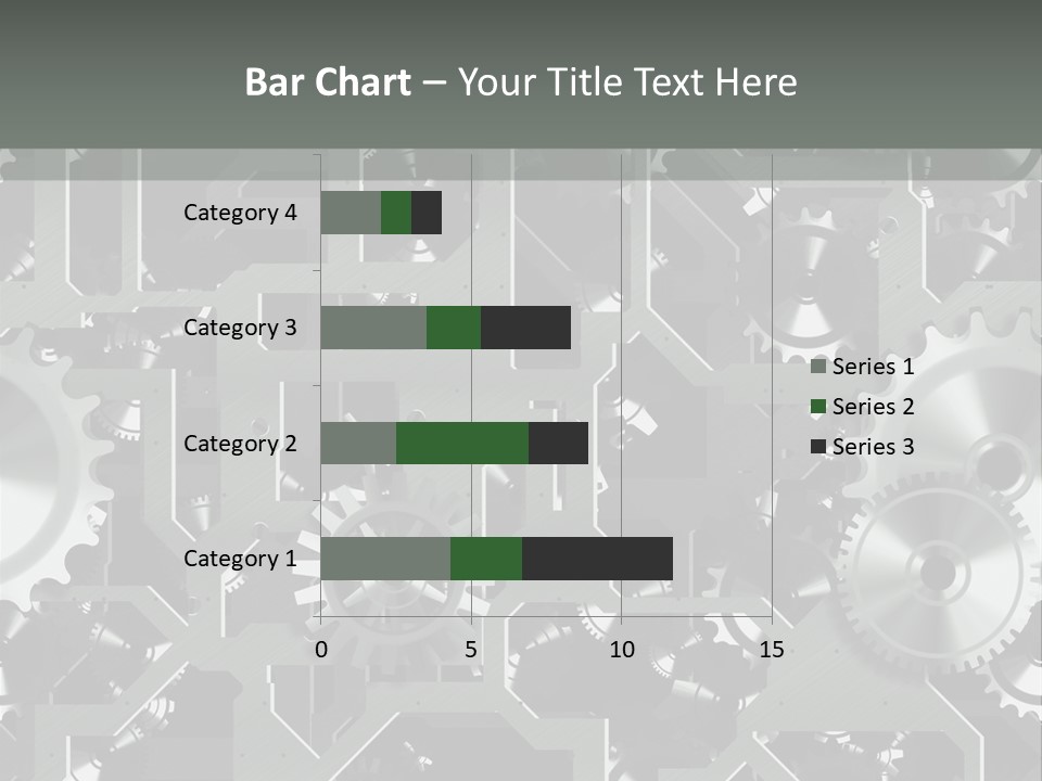 Clock Wheel Machine PowerPoint Template