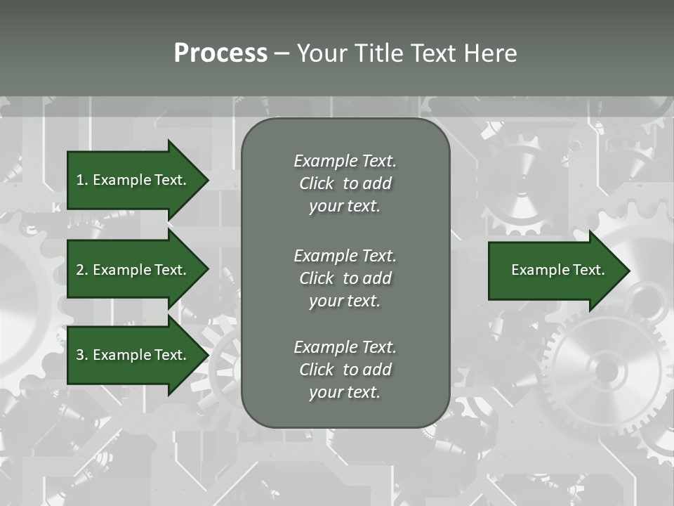 Clock Wheel Machine PowerPoint Template