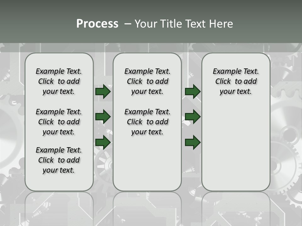 Clock Wheel Machine PowerPoint Template