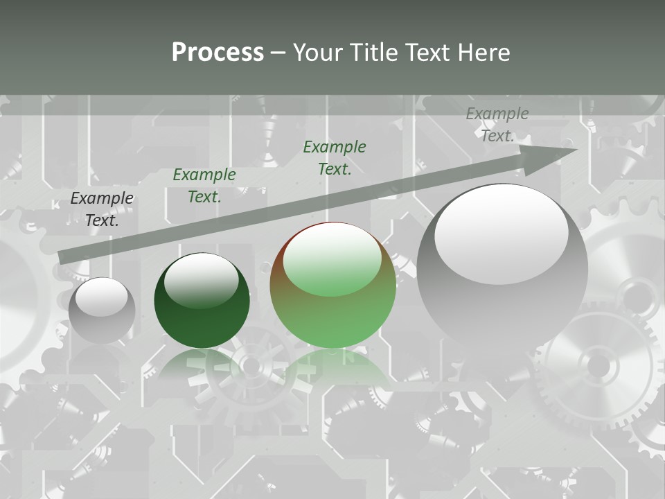Clock Wheel Machine PowerPoint Template