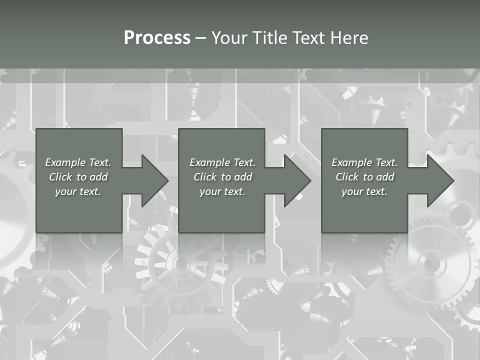 Clock Wheel Machine PowerPoint Template